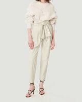 MADEON CROPPED PAPERBAG TROUSERS image number null